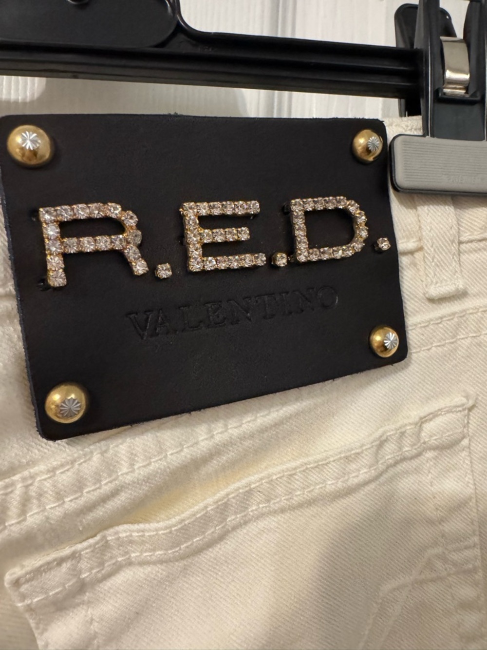 R.E.D. Valentino White Denim Jeans 🤍